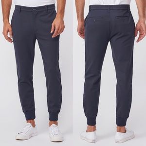 PAIGE Men’s Elmwood Jogger Slim Tapered Knit Pant Deep Anchor Size 30